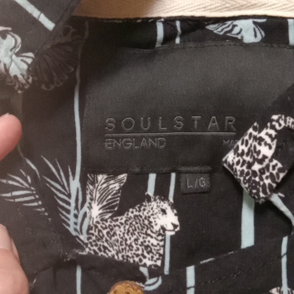 Soul star England lightweight button up shirt - Picture 2 of 3